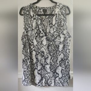Worthington Monochrome Patterned Dress